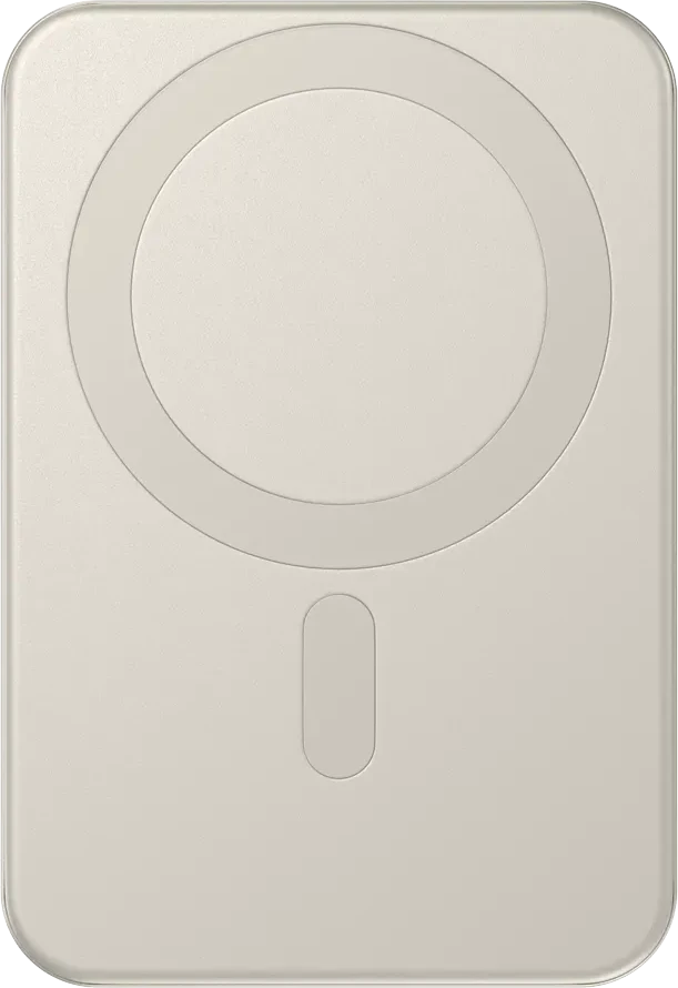 Портативный аккумулятор SATECHI Qi2 10K, песочный — 4