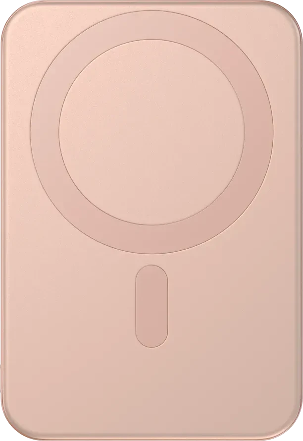 Портативный аккумулятор SATECHI Qi2 5K, розовый — 4