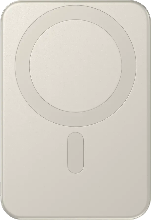 Портативный аккумулятор SATECHI Qi2 5K, песочный — 4