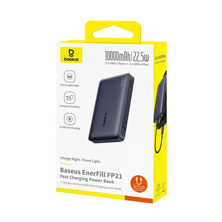 Аккумулятор Baseus EnerFill FP21 10000mAh — 3