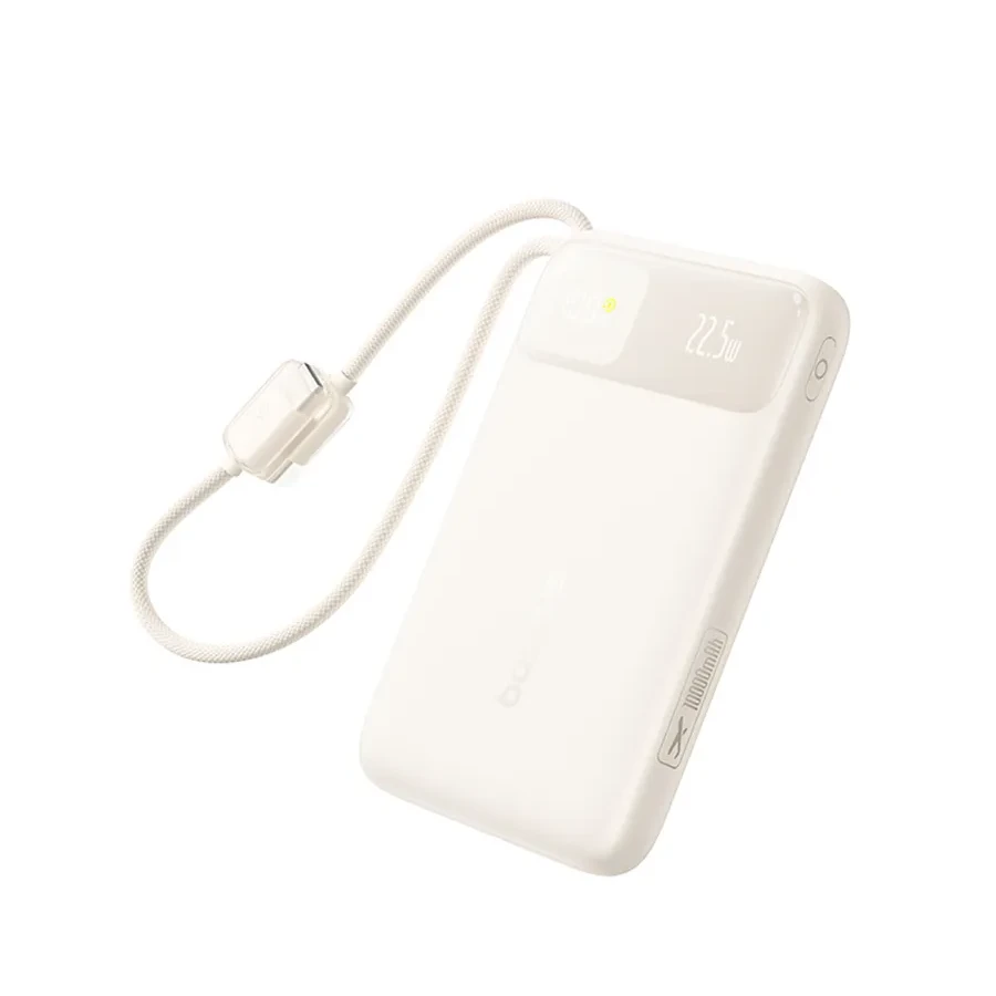 Портативный аккумулятор Baseus EnerFill FC11, 10000mAh, 22.5W, бежевый