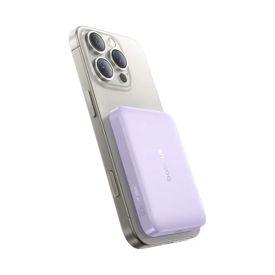 Портативный аккумулятор Baseus EnerFill FM11 Ultra-Mini, 10000mAh, 22.5W, фиолетовый — 2
