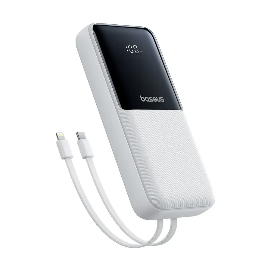 Портативный аккумулятор Baseus Lipow, 20000mAh, 22.5W, белый
