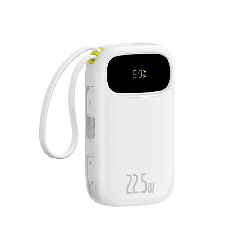 Портативный аккумулятор Baseus EnerFill FC31, 10000mAh, 22.5W, белый