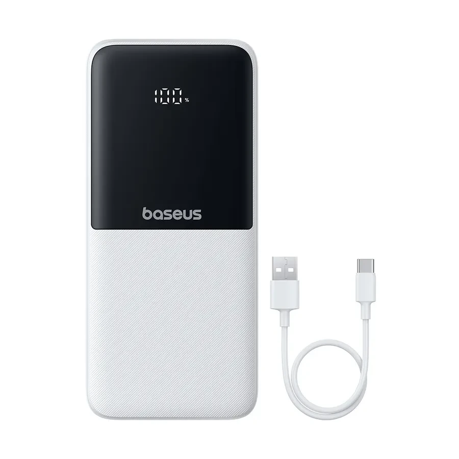 Портативный аккумулятор Baseus Lipow, 10000mAh, 22.5W, белый