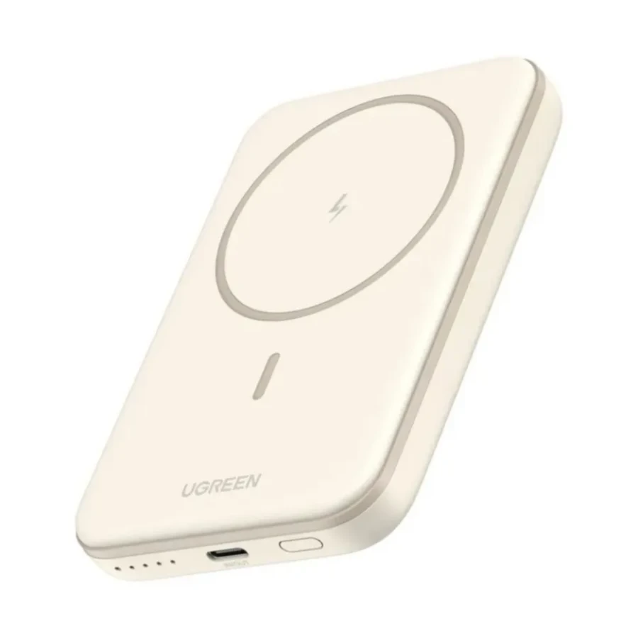 Внешний аккумулятор Magnetic Wireless Power Bank Ugreen PB561 10000mAh Beige 25208 — 3