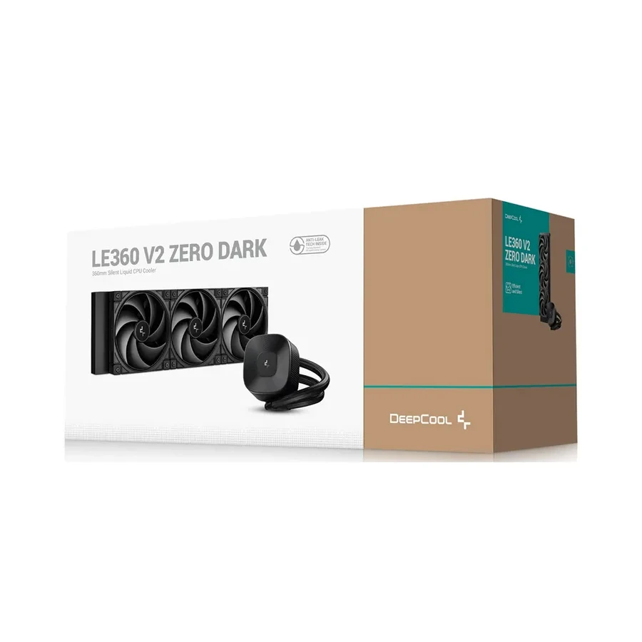 Кулер с водяным охлаждением Deepcool LE360 V2 ZERO DARK — 4
