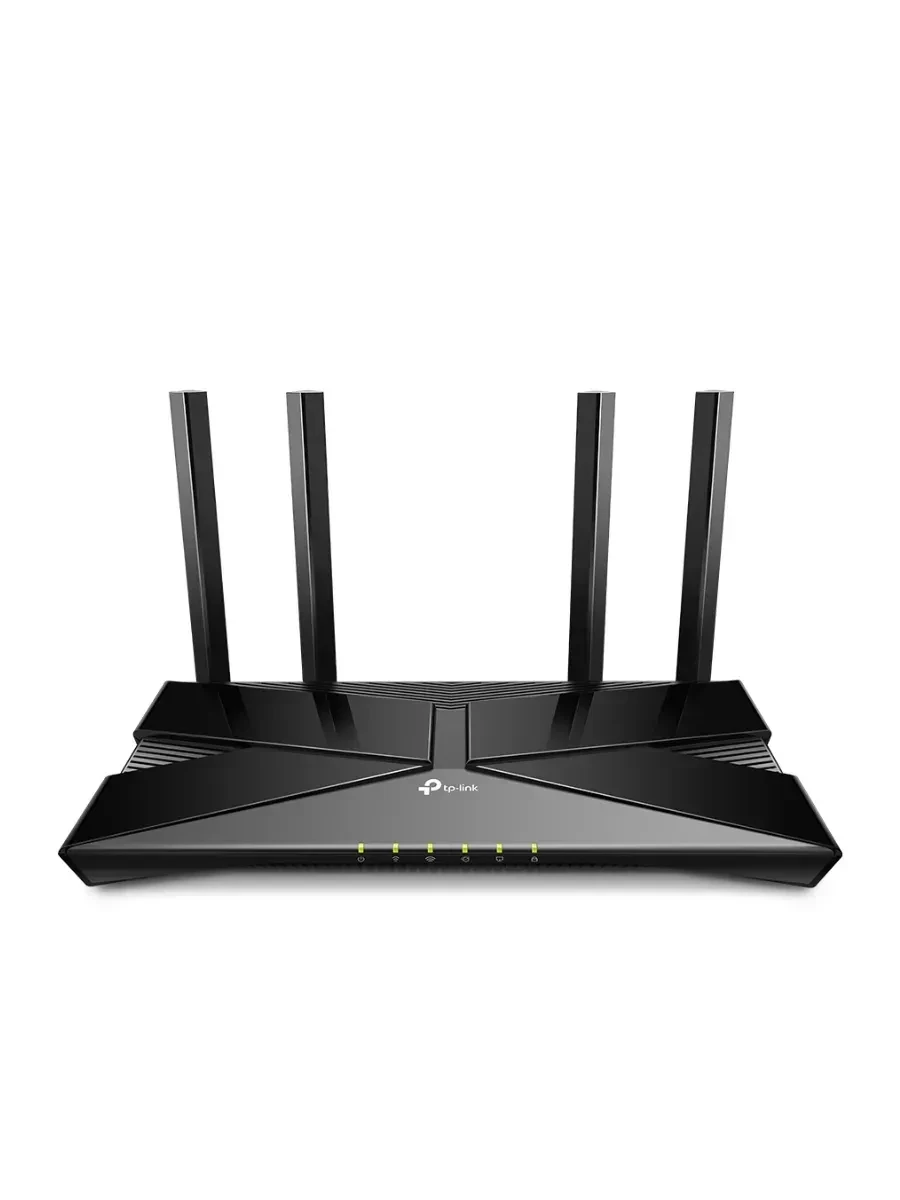 Маршрутизатор беспроводной AX1800 GbE Tp-Link EX220 < Wi‑Fi 6 AX1800 Dual Band Wireless Gigabit Router, 1201 Мбит/с 5 GHz 11ax + 574Mbps 2.4GHz 11ax, cовместим со стандартами Wi-Fi 802.11a/b/g/n/ac/ax, 1 Gigabit WAN + 4 Gigabit LAN, 1 порт USB 2.0 Wireles — 2