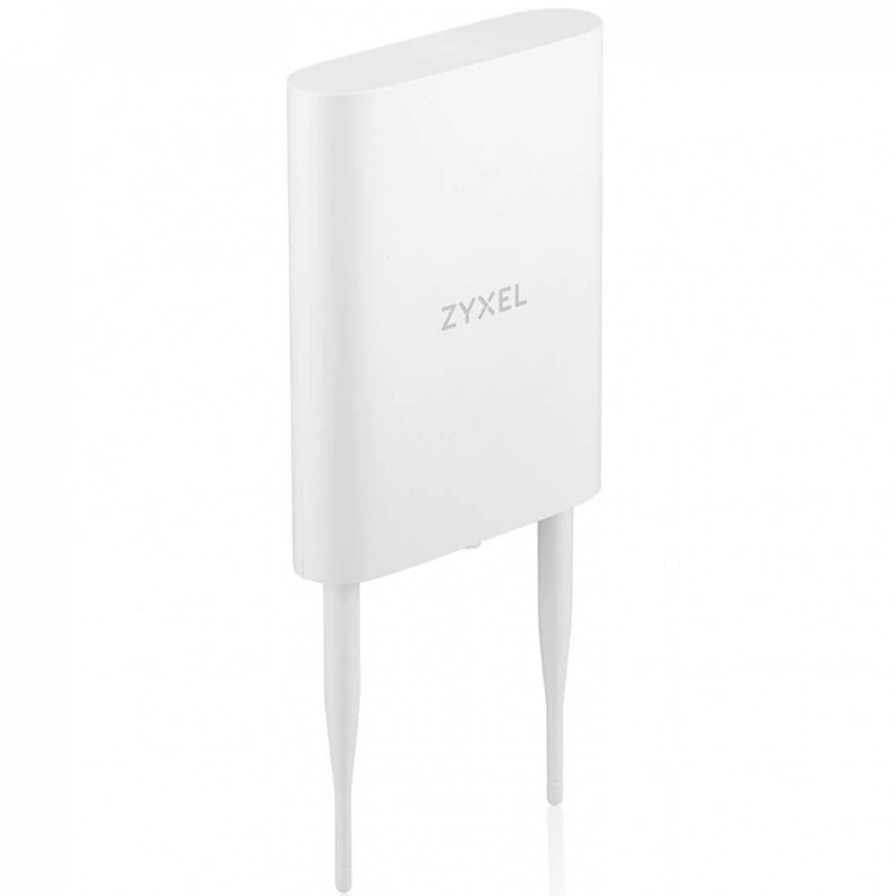 Точка доступа Wi-Fi Wi-Fi 6 Outdoor Access Point Zyxel NebulaFlex NWA55AXE, 802.11ax (AX1800), MU-MIMO 2x2+2x2, external antennas (included), 1xLAN GE, IP55, only PoE (injector incl.) — 4