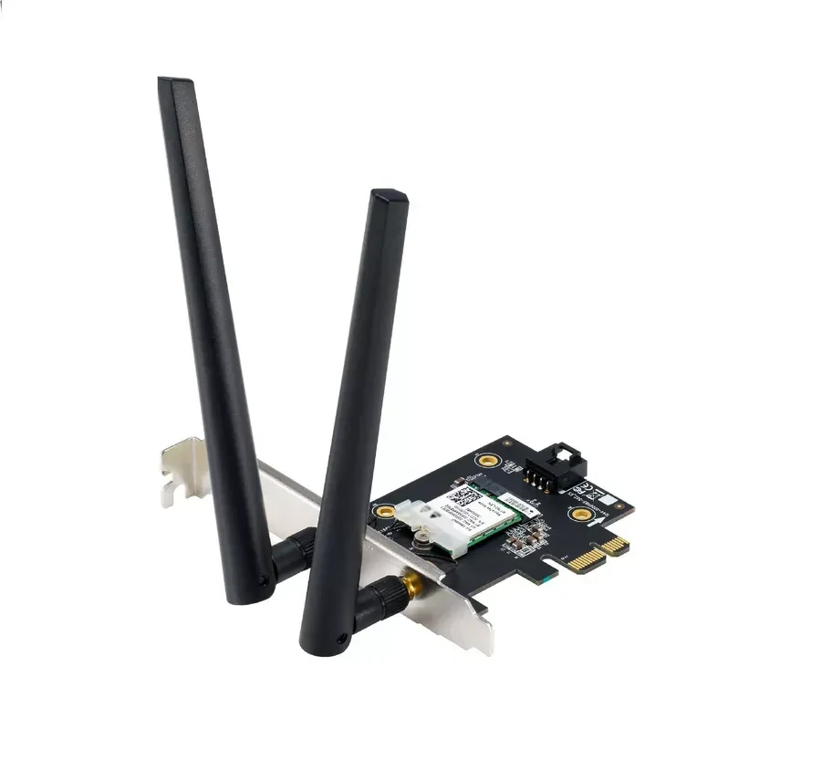 Сетевая карта Asus Wireless PCE-AXE5400, 802.11a/b/g/n/ac/ax, 574/2402/2402Мбит/с,2.4/5/6GHz,PCI-Ex1 — 4