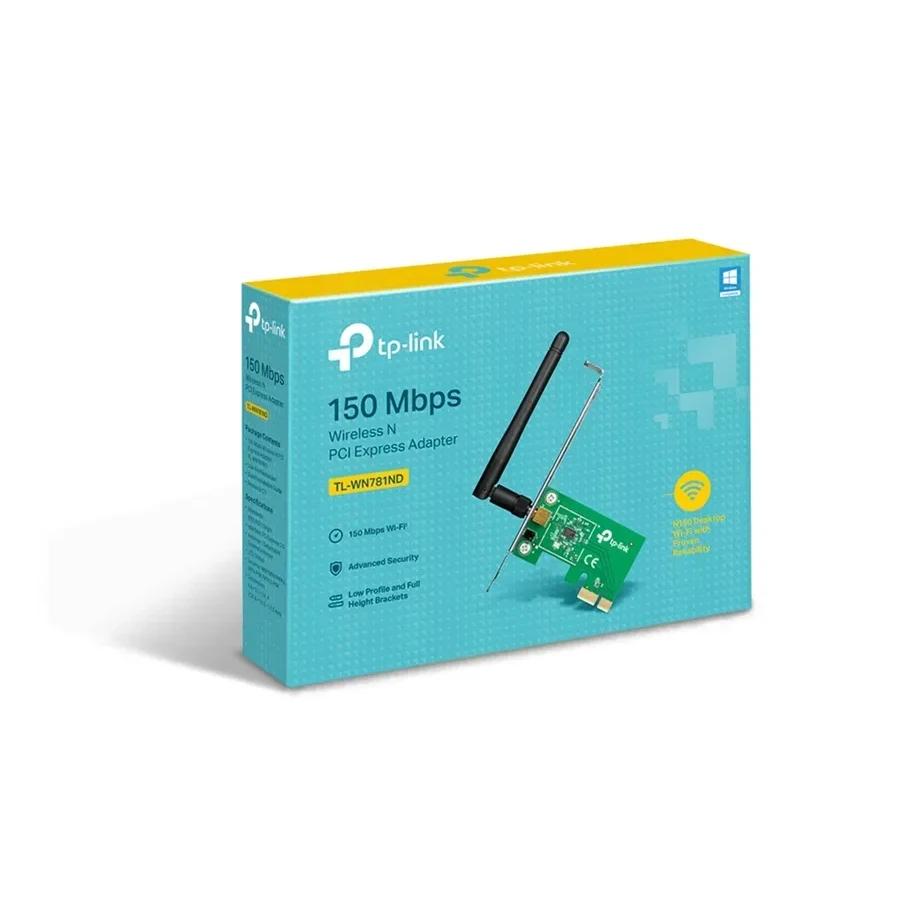 Сетевая карта TP-Link Wireless TL-WN781ND, 802.11b/g/n, 150 Мбит/с, 2.4GHz, PCI-e x1 — 5