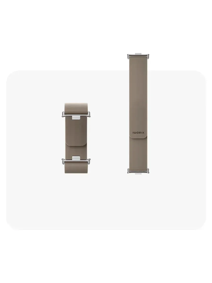 Магнитный сменный браслет Xiaomi Magnetic Quick Release Strap Khaki Brown — 3