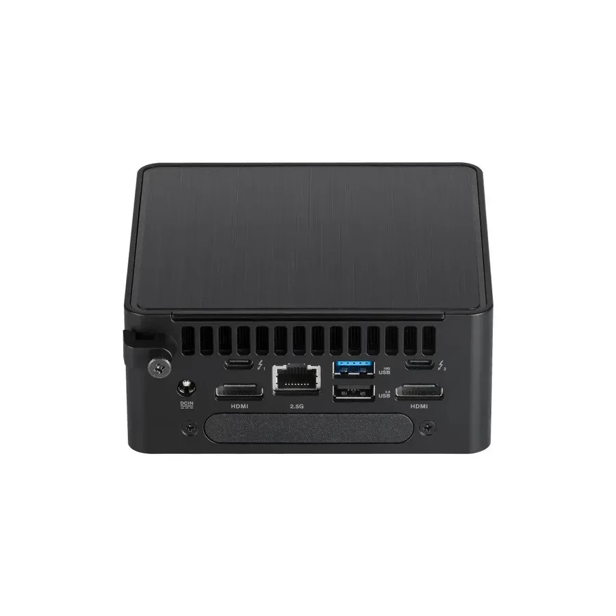 Настольный ПК ASUS NUC 14pro/RNUC14RVHU500002I/Intel Ultra 5 125H/Intel Arc graphics/4xUSB/M.2 22x80 NVMe; 22x42 NVMe/2.5'' SATA slot/2,5Gbe LAN/2xHDMI/ 2x Thunderbolt 4 (USB-C+DP)/no Storage/no RAM/AX211.D2WG.NV/no OS/EU Cord/Tall Kit(L6)/EAN:4711387491584 — 2