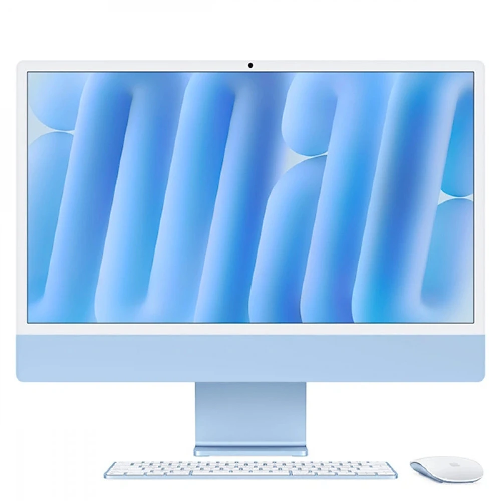 Моноблок 24-inch iMac with Retina 4.5K display: Apple M4 chip with 8‑core CPU and 8‑core GPU, 16GB, 256GB SSD - Blue,Model A3247 — 2