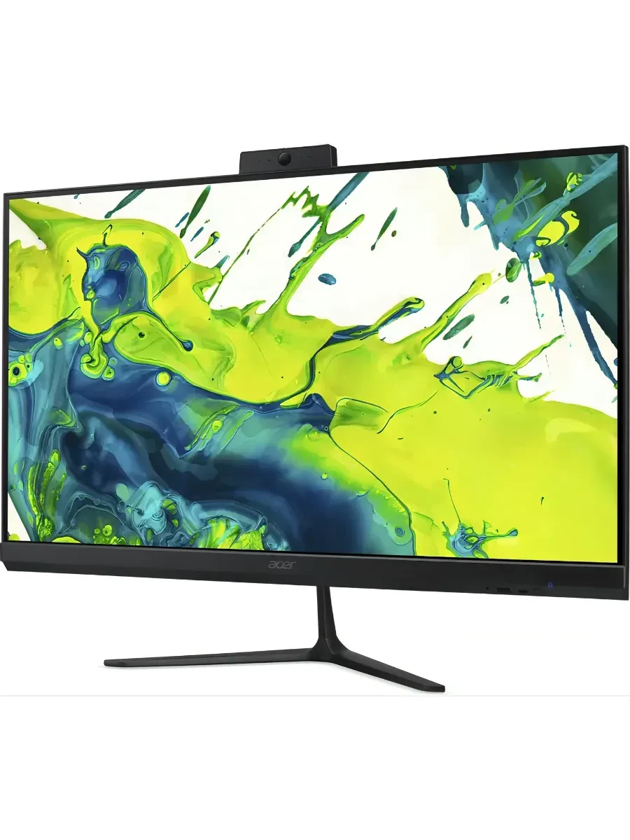 Моноблок Acer Aspire C27-2 (Black) / Intel Core i7 1355U / 16 ГБ DDR4 3200 / 1 ТБ / 27" FullHD 120 Гц / 2MP FHD / wls / 65 Вт, внешний / Без ОС
