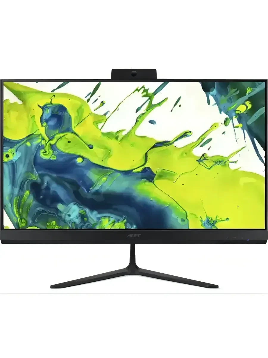 Моноблок Acer Aspire C24-2G (Black) / Core 5 120U / 16 ГБ DDR4 3200 / 512 ГБ / 23.8" FullHD 120 Гц / 2MP FHD / wls / 65 Вт, внешний/Без ОС — 2
