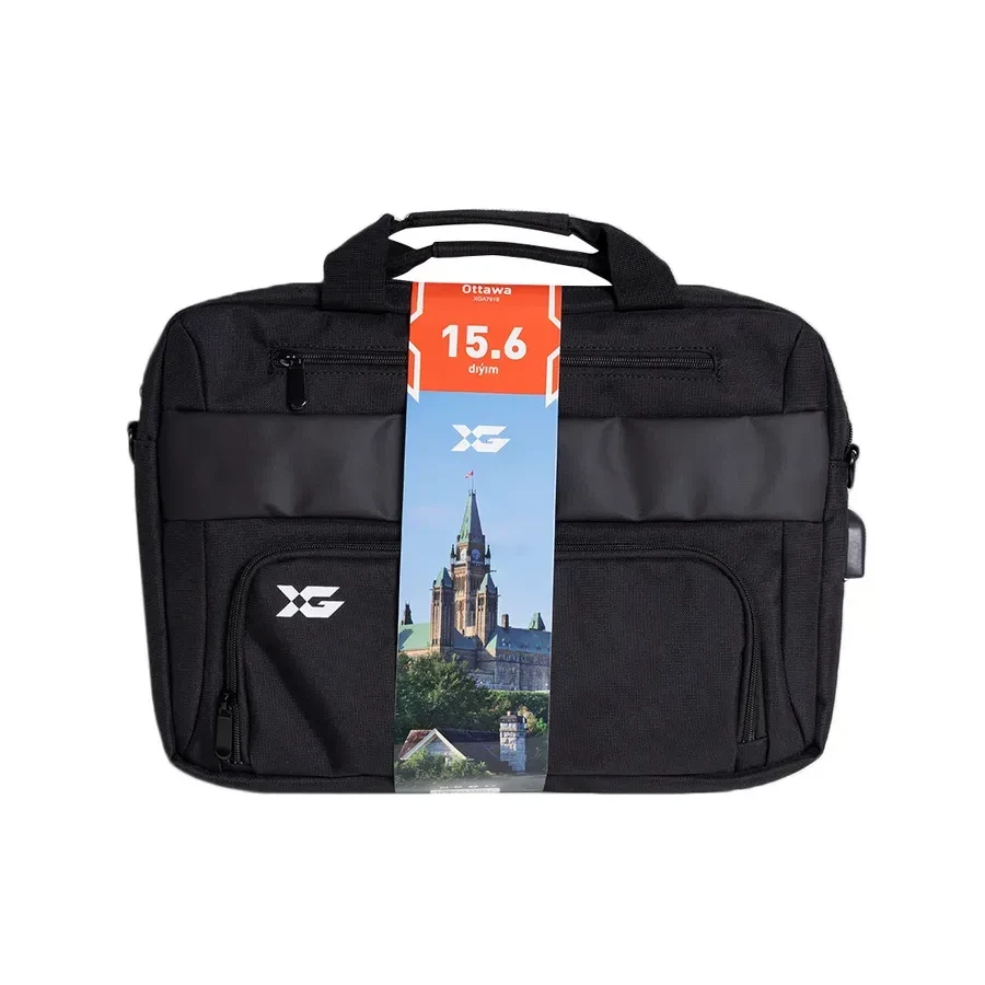 Сумка для ноутбука XG Ottawa, 15.6", черная, USB