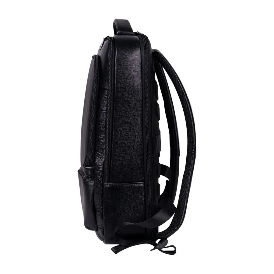 Рюкзак Deluxe Emerald Path A-1123, кожа, чёрный — 2