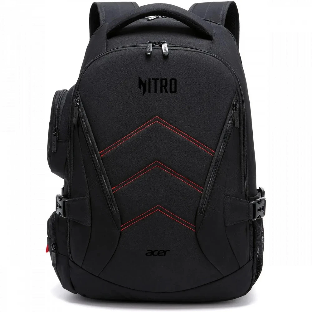 Рюкзак Acer Nitro OBG313, 15.6", чёрный/красный, полиэстер