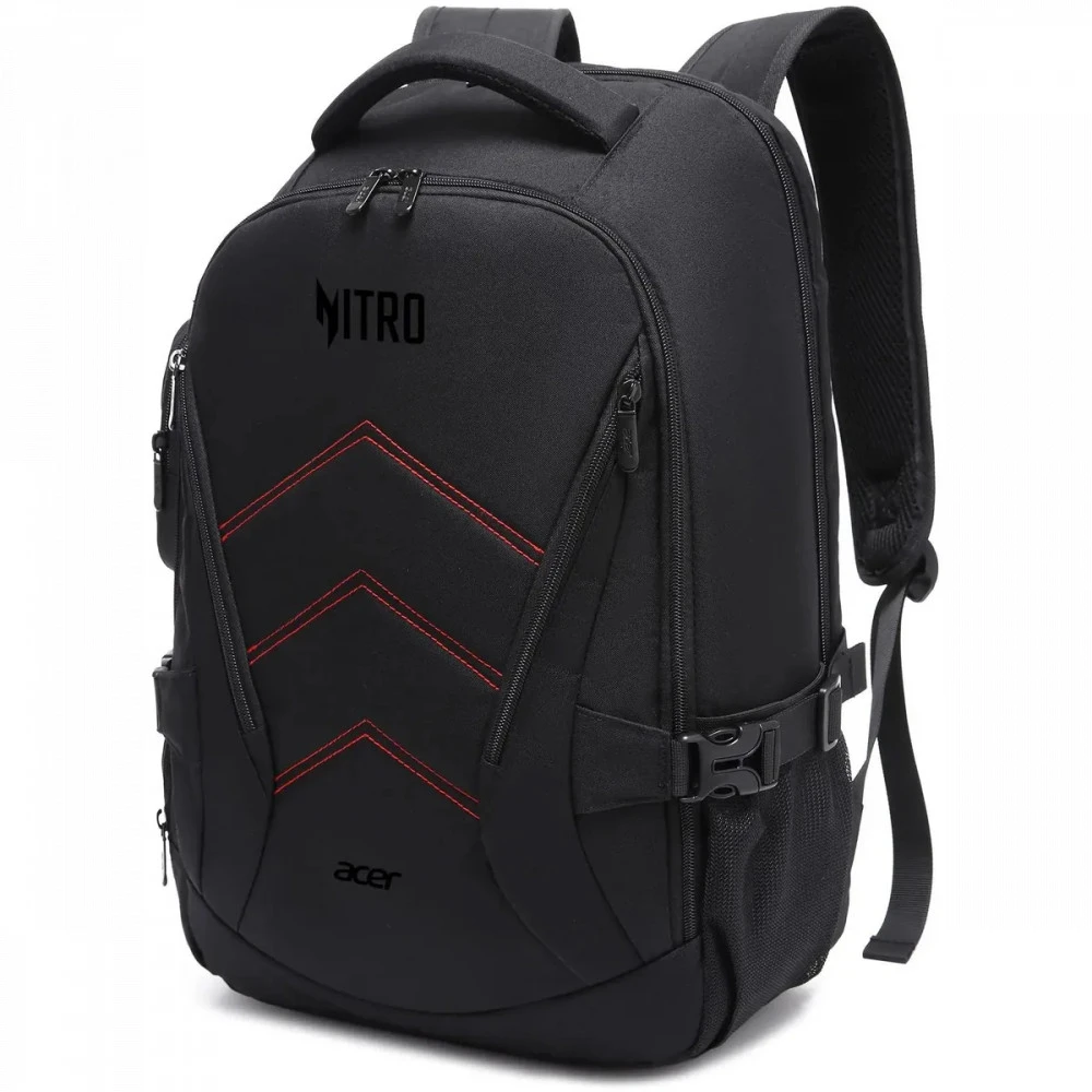 Рюкзак Acer Nitro OBG313, 15.6", чёрный/красный, полиэстер — 3