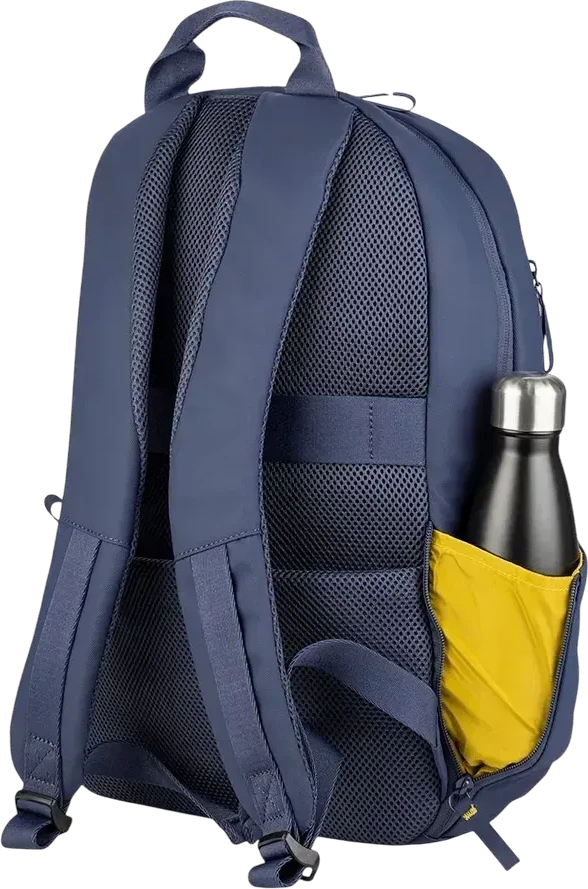 Сумка для ноутбука The Laser backpack for 15.6" laptops and 16" MacBooks, made from water-resistant resin-coated fabric obtained from recycled plastic, features a compact design and excellent pocket organization. — 4