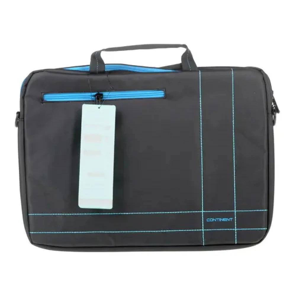 Сумка для ноутбука Continent CC-201GB, 15.6", Black/Blue