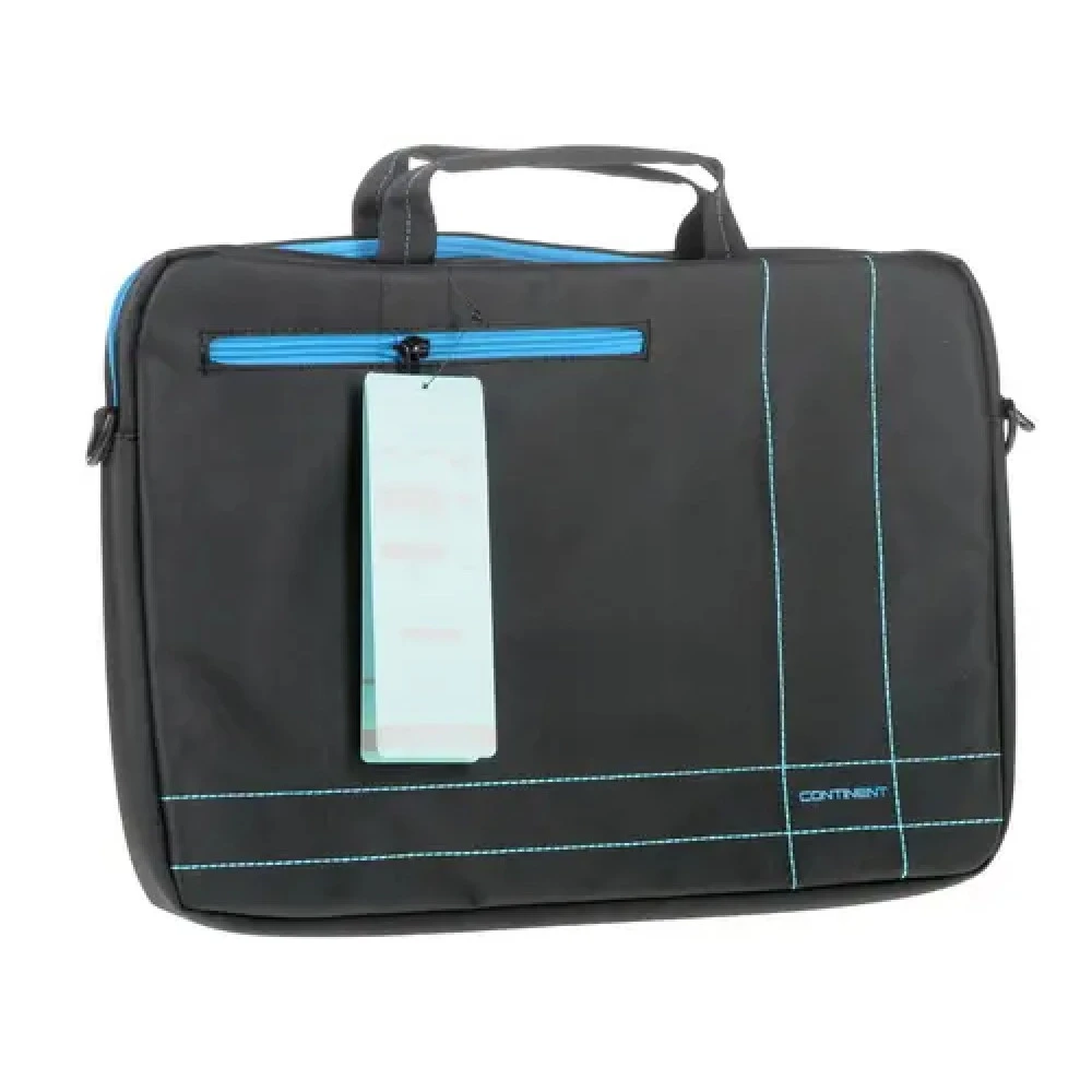 Сумка для ноутбука Continent CC-201GB, 15.6", Black/Blue — 2