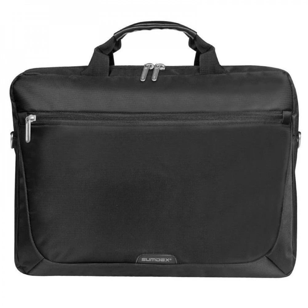Сумка для ноутбука Sumdex PON-111BK, 15.6", Black