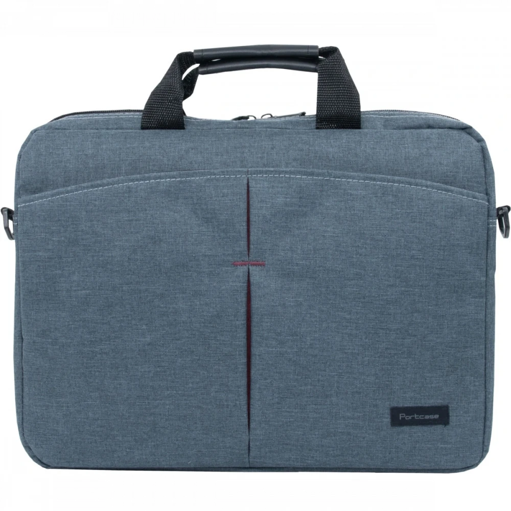 Сумка для ноутбука Portcase KCB-162, 15.6", Grey — 2