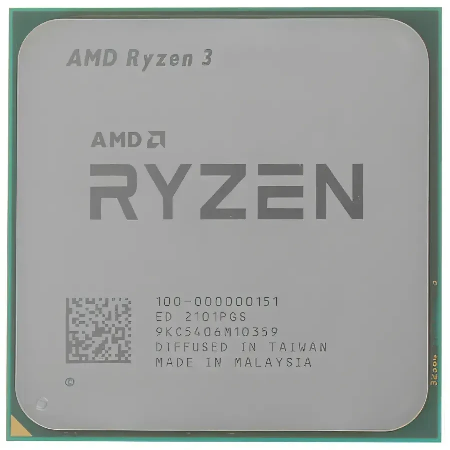 Процессор AMD Ryzen 3 4100, 4 ядра, до 4.0 ГГц, AM4