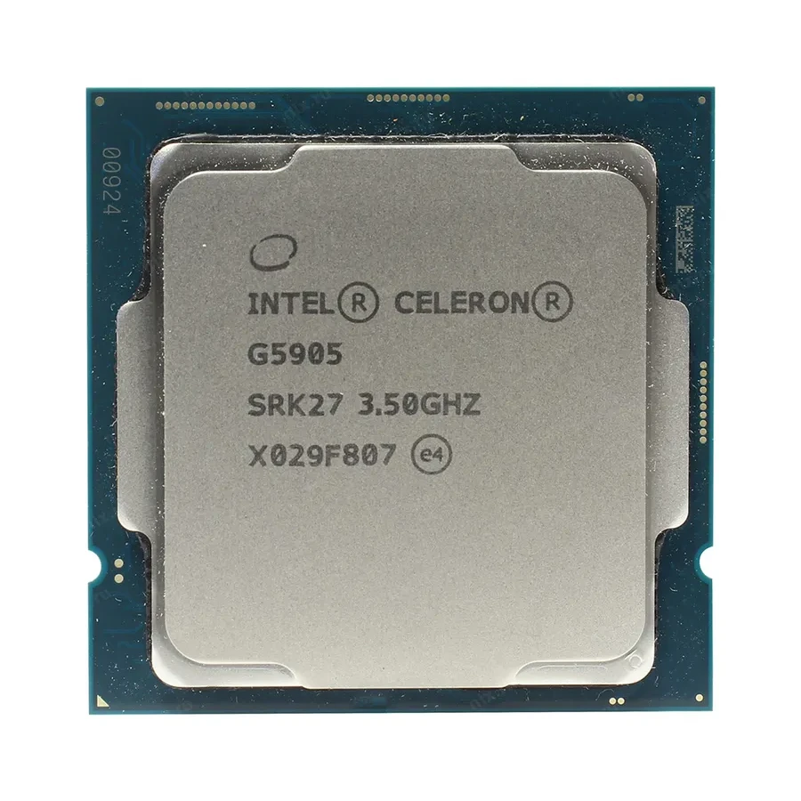 Процессор Intel Celeron G5905, LGA1200, 2 yadro, 3.5 GHz, 58 Vt