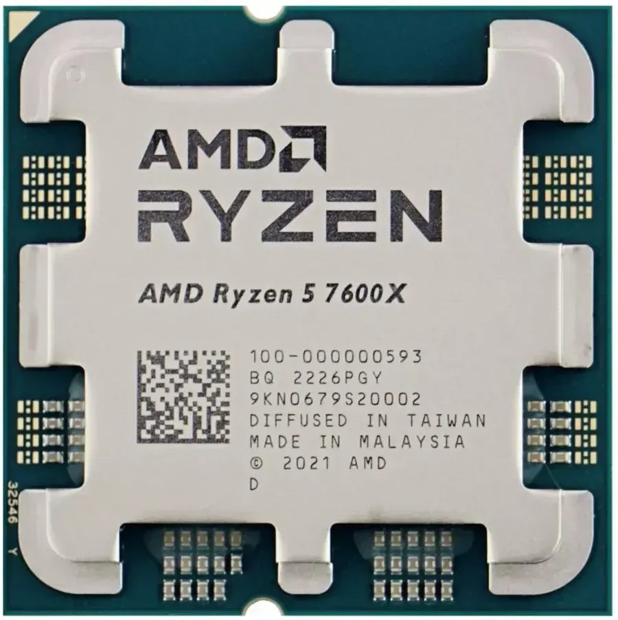 Процессор AMD Ryzen 5 7600X, 6 ядер, 4.7 GHz — 3