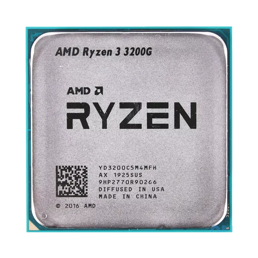 Процессор AMD Ryzen 3 3200G, 4 ядра, 3.6 ГГц, AM4 — 2