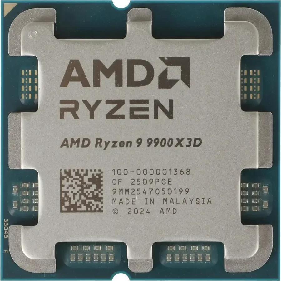 Процессор AMD Ryzen 9 9900X3D, 4.4GHz, 12C/24T, AM5