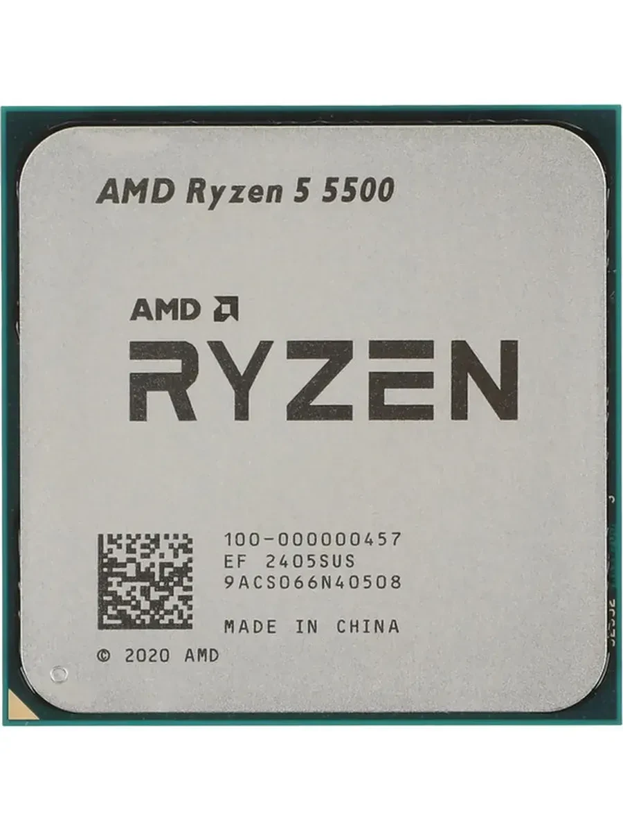 Процессор AMD Ryzen 5 5500, 6 ядер, 3.6/4.2 ГГц, AM4