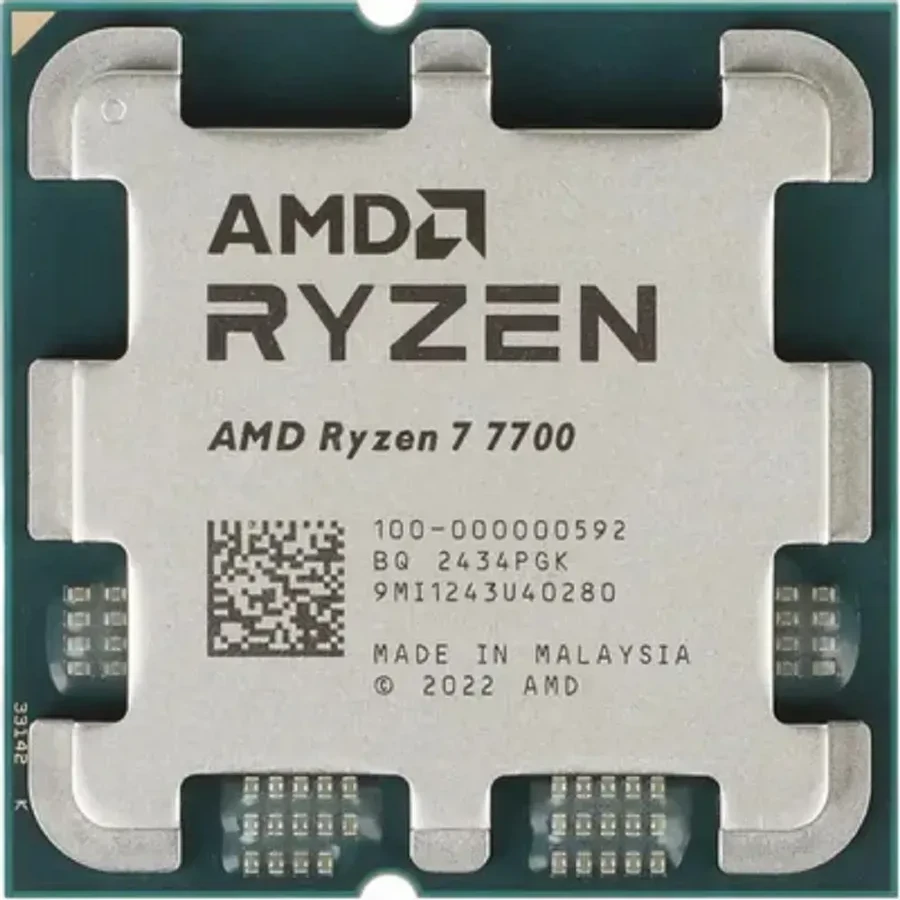 Процессор AMD Ryzen 7 7700, 8 ядер, 3.8/5.3 ГГц, AM5 — 2