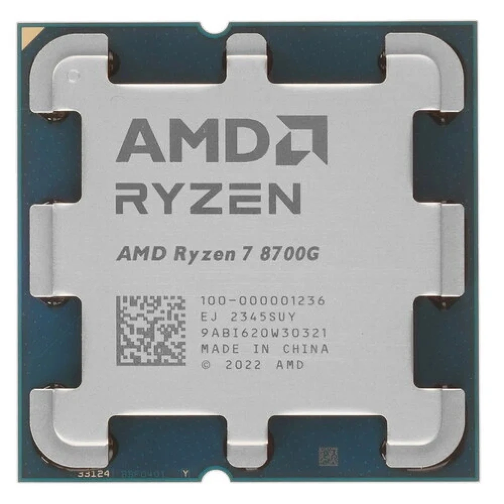 Процессор AMD Ryzen 7 8700G, 8 ядер, 3.8/5.1 ГГц, AM5 — 2