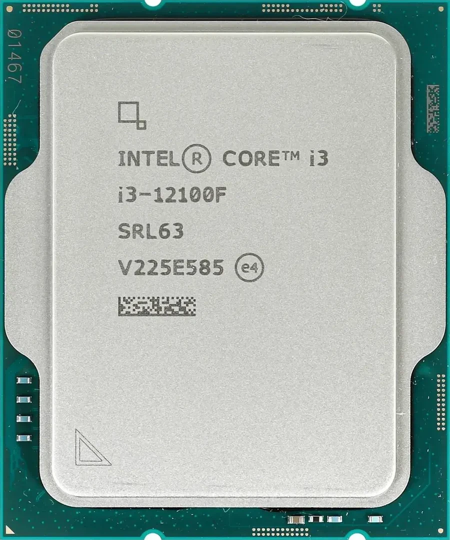 Процессор Intel CPU Desktop Core i3-12100F (3.3GHz, 12MB, LGA1700) tray