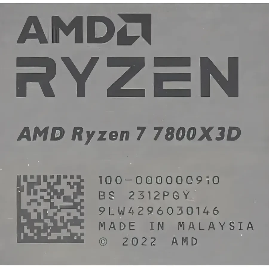Процессор AMD Ryzen 7 7800X3D, 4.2GHz, 8C/16T, AM5 — 3