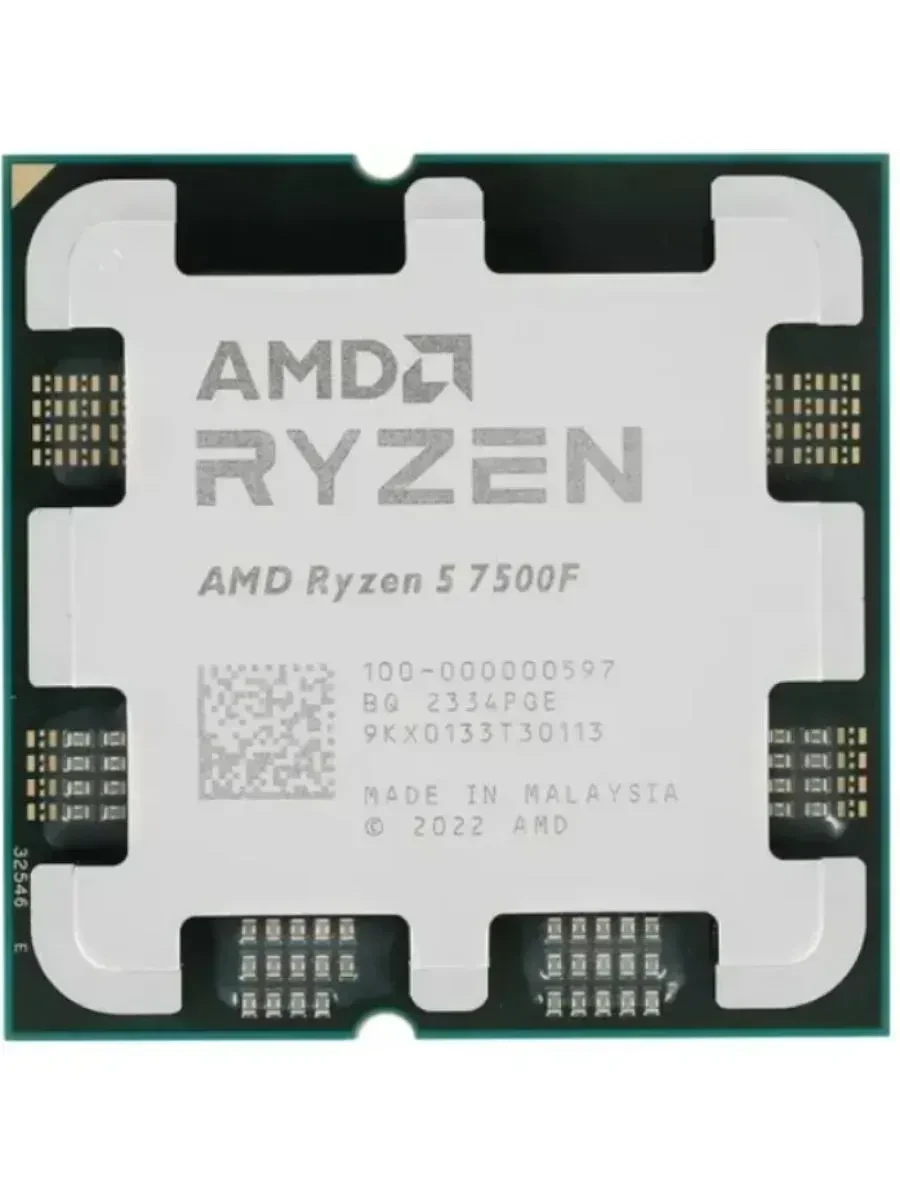 Процессор AMD Ryzen 5 7500F, 6 ядер, 3.7-5.0 ГГц, AM5 — 2
