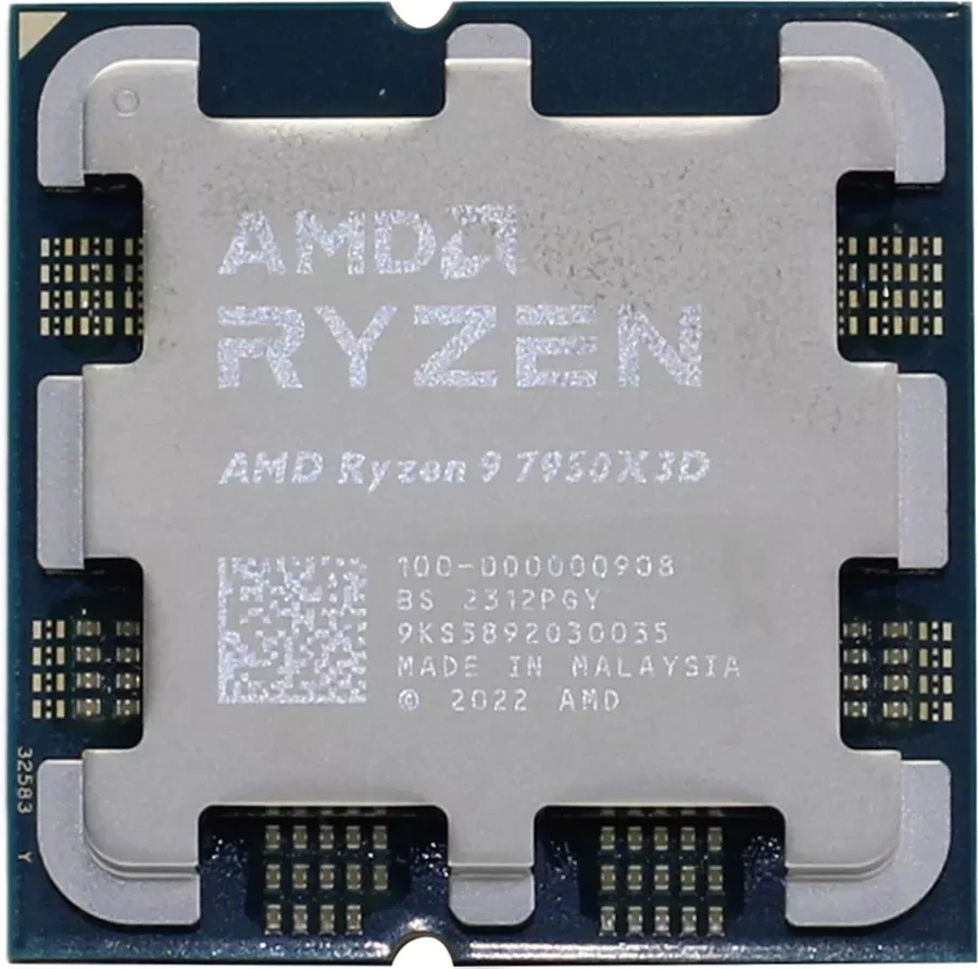 Процессор AMD Ryzen 9 7950X3D AM5, 16C/32T, 120W — 2