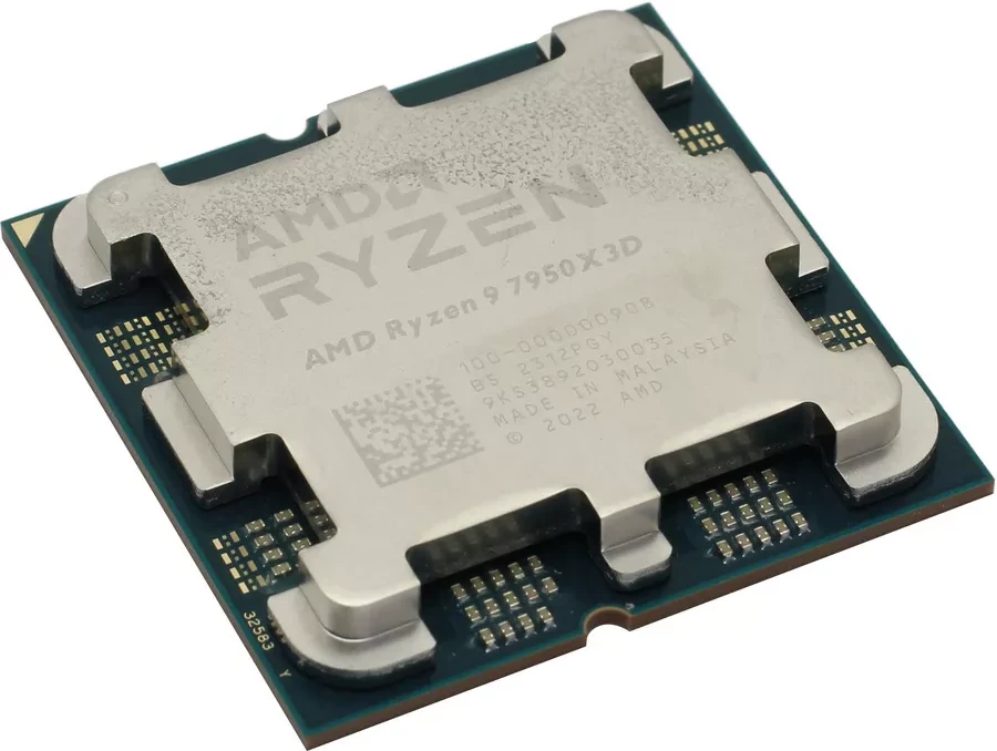 Процессор AMD Ryzen 9 7950X3D AM5, 16C/32T, 120W — 3