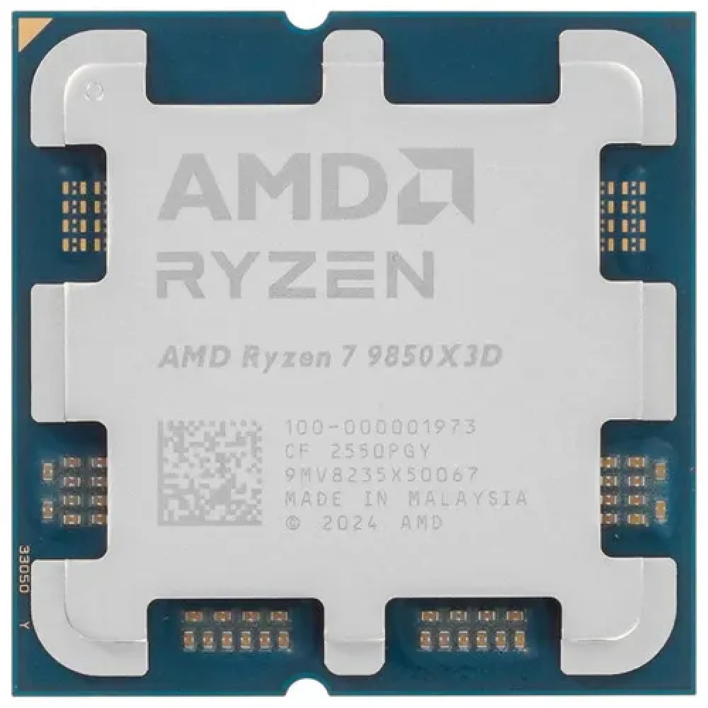 Процессор AMD Ryzen 7 9850X3D 4,7Гц (5,6ГГц Turbo) 8C/16T 96MB L3 120W AM5 OEM 100-000001973