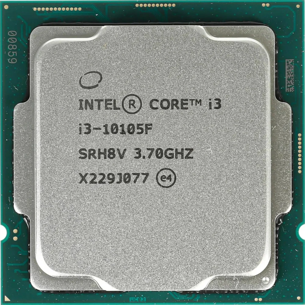 Процессор Intel Core i3-10105F, 4 ядра, 3.7 ГГц, LGA1200 — 4