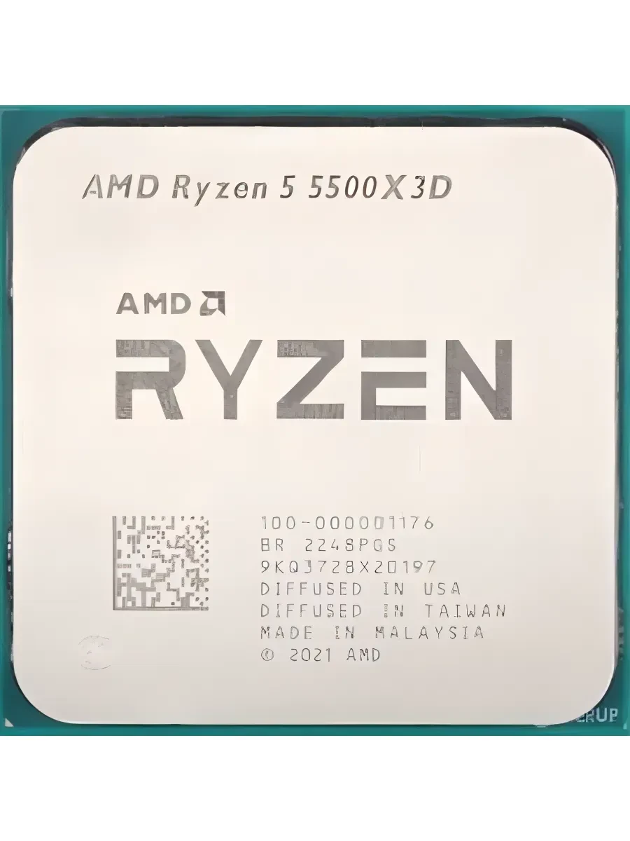 Процессор CPU AMD Ryzen 5 5500X3D, до 4.0GHz/ 6core/ 12thread/ 3+96Mb/ 105W Socket AM4