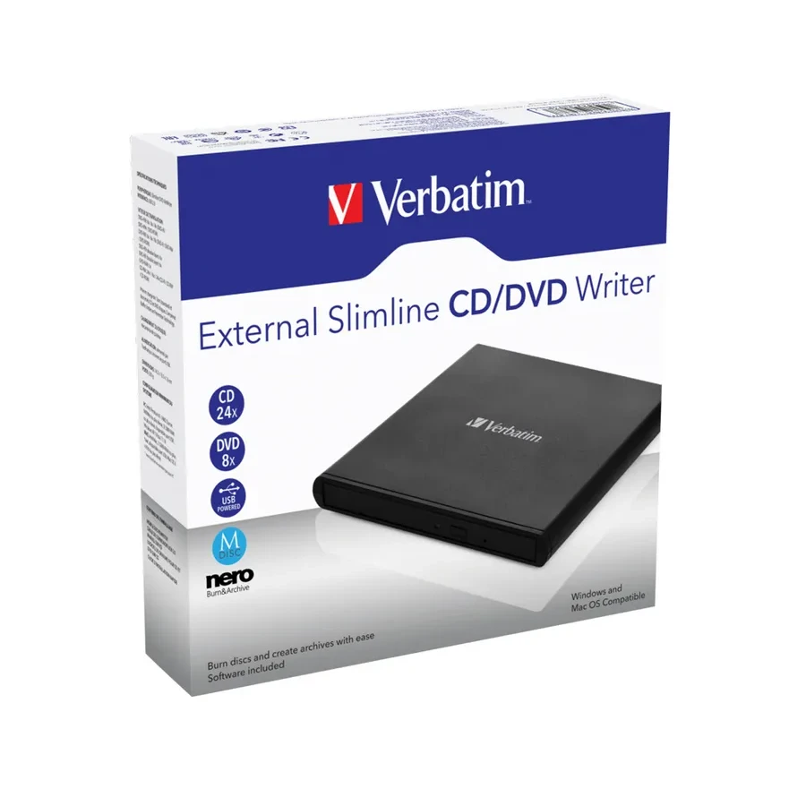 Внешний привод Verbatim CD/DVD USB — 2