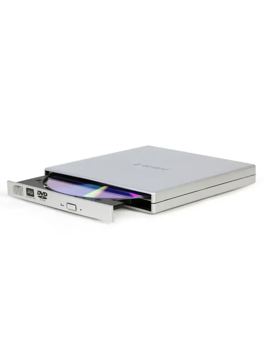 DVD привод внешний Gembird DVD-USB-02-SV, серебристый — 5