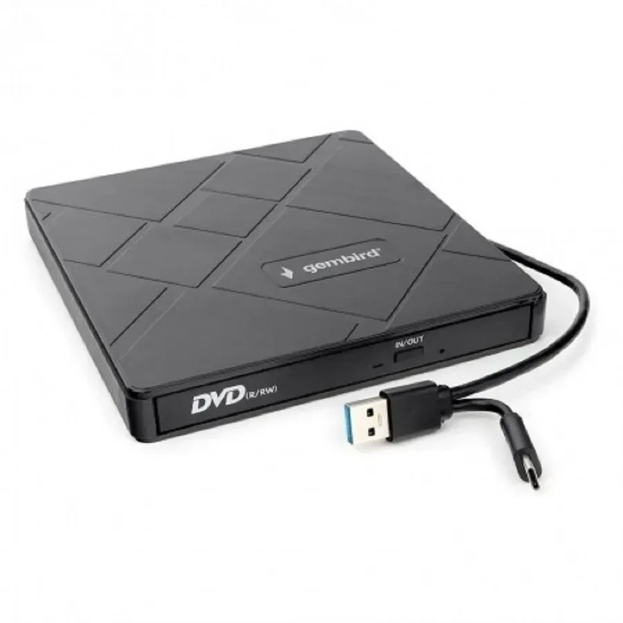 DVD привод внешний Gembird DVD-USB-04, чёрный