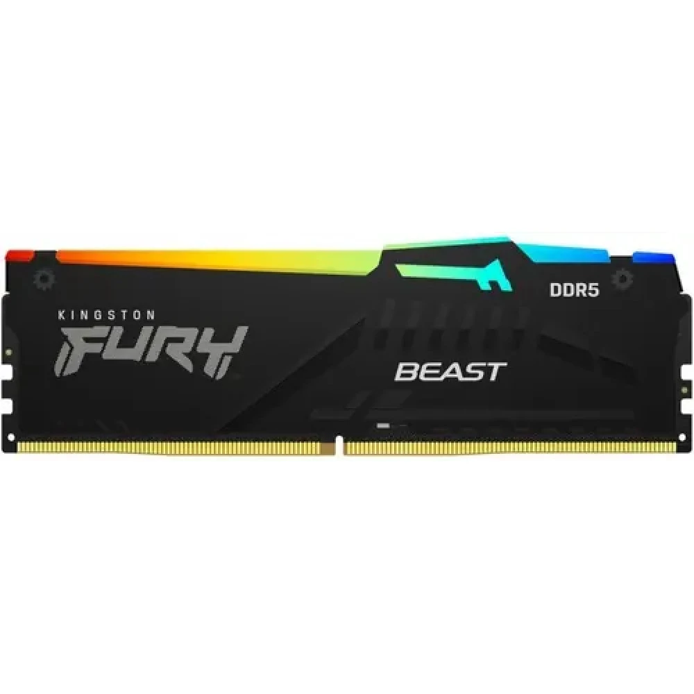 Оперативная память Kingston FURY Beast Black, 16GB DDR5, чёрный