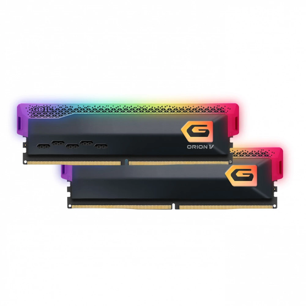 ОЗУ GEIL Orion V RGB 64GB (2x32GB) 5600MHz DDR5, RGB, Titanium Grey